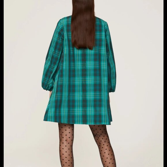 Kate Spade Pine Grove Greenhouse Plaid Ella Dress - Picture 4 of 13